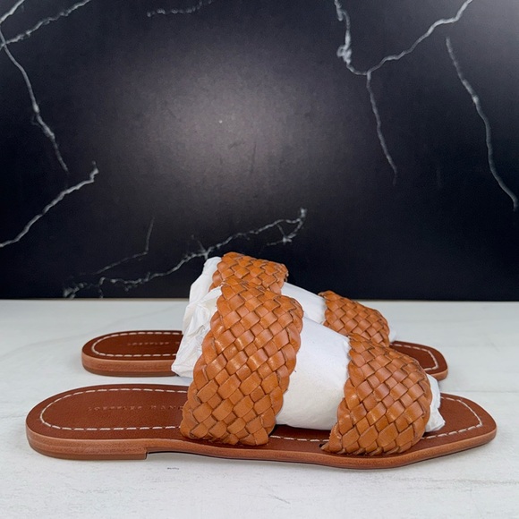 Loeffler Randall Jonah Timber Woven Slide Sandal Timber Brown sz 6.5 - Picture 8 of 13